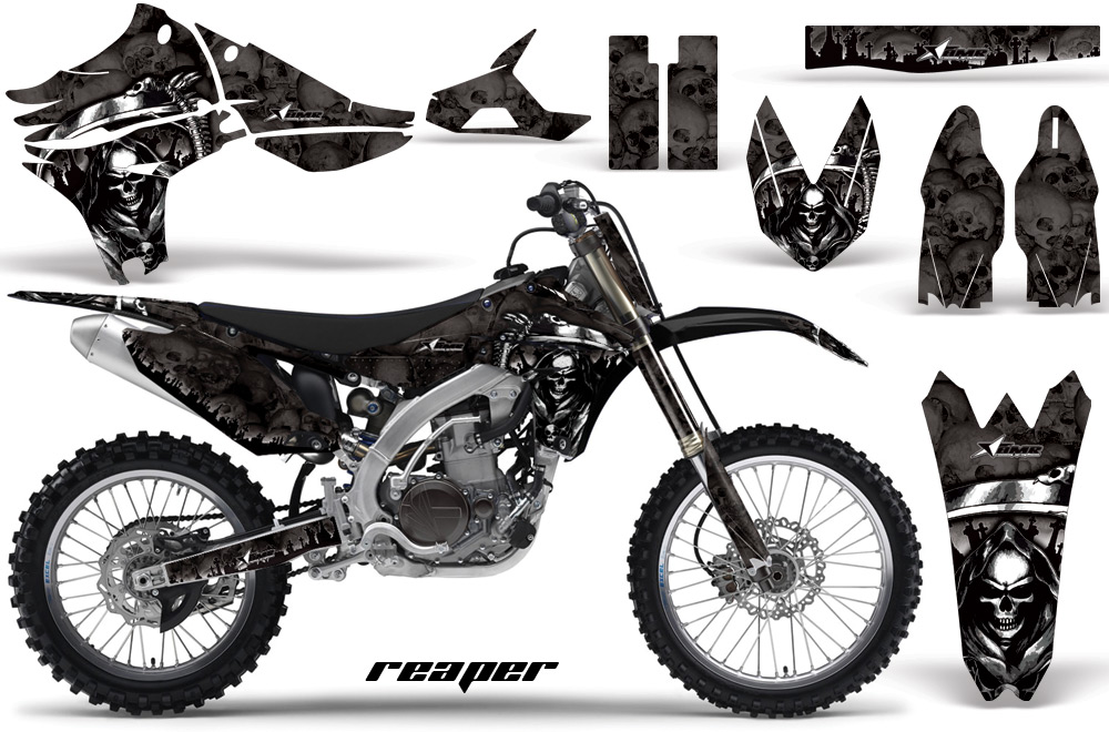 Yamaha YZ450F 2010 Graphics REAPER-BLACK-NP